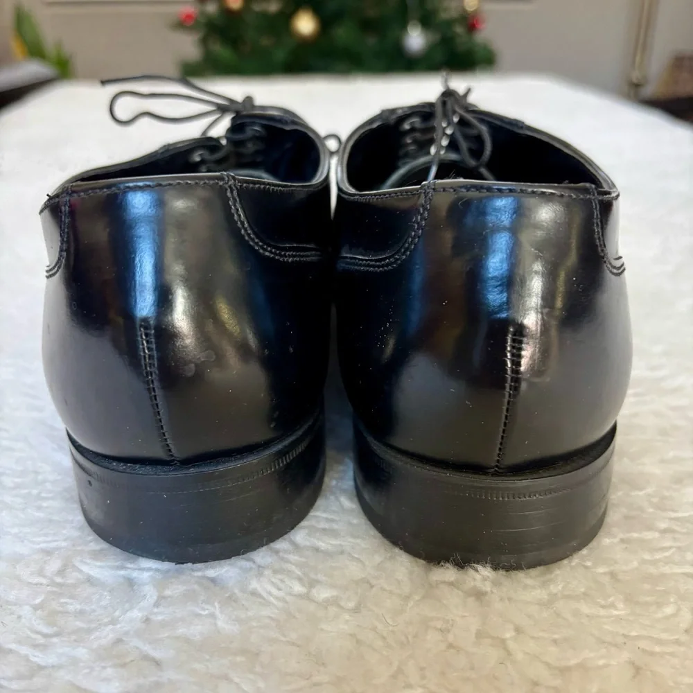 Florsheim Black Leather Oxford Men’s Shoes size 8 D